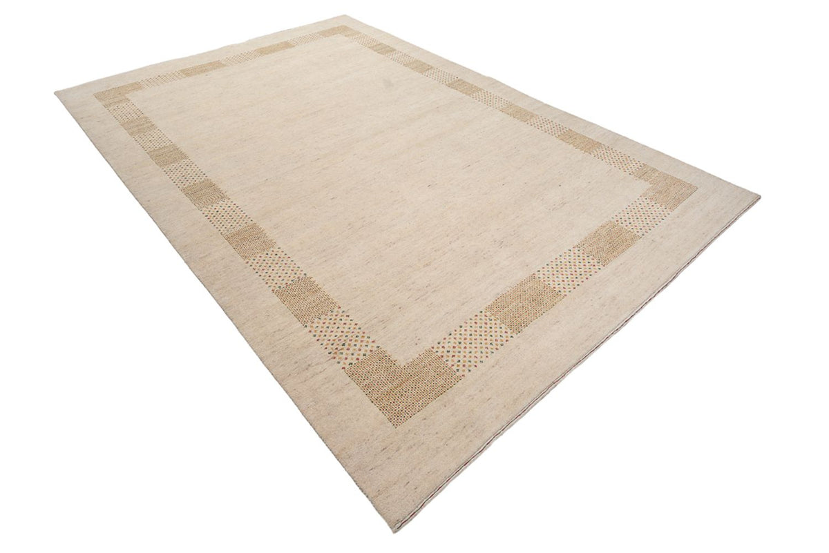 Tapis Gabbeh - Loribaft Indus - 295 x 191 cm - beige clair