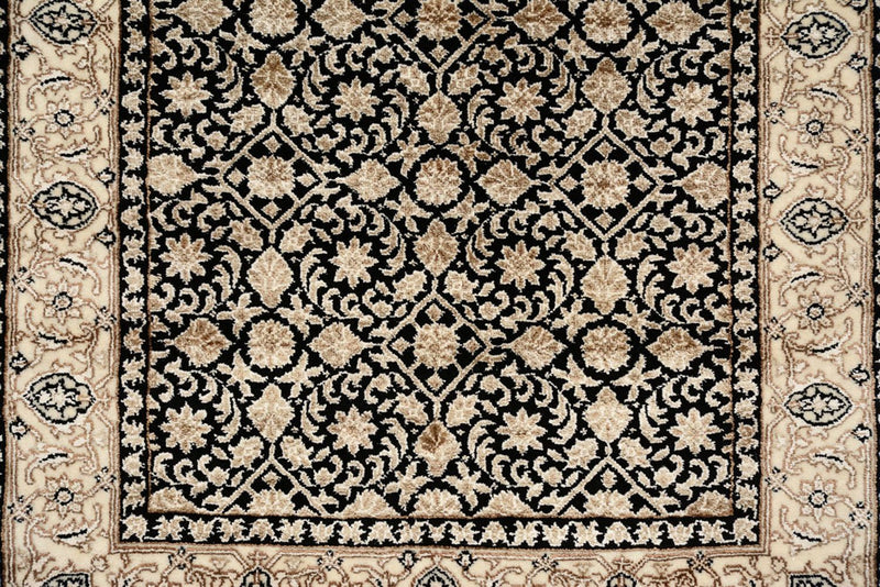 Tapis de couloir Tapis oriental - Bidjar - Indus - 304 x 83 cm - beige foncé