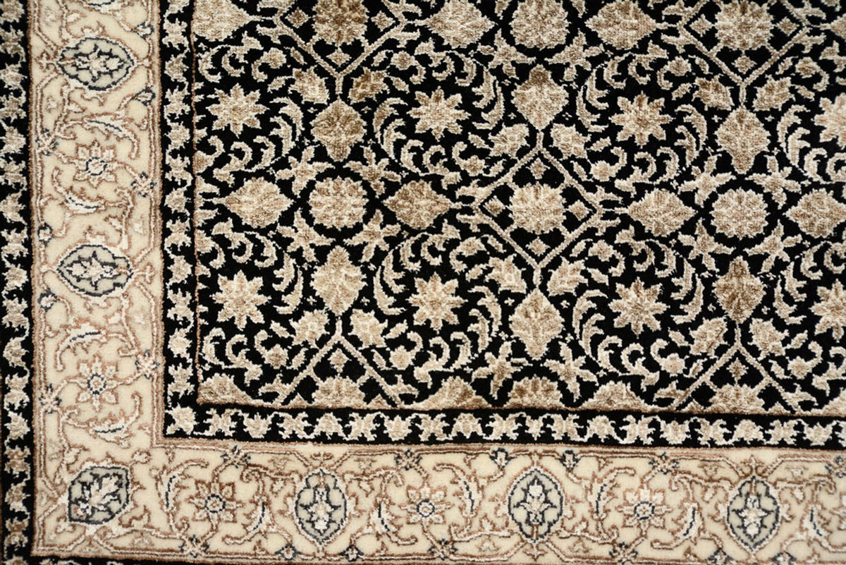 Tapis de couloir Tapis oriental - Bidjar - Indus - 368 x 83 cm - beige foncé
