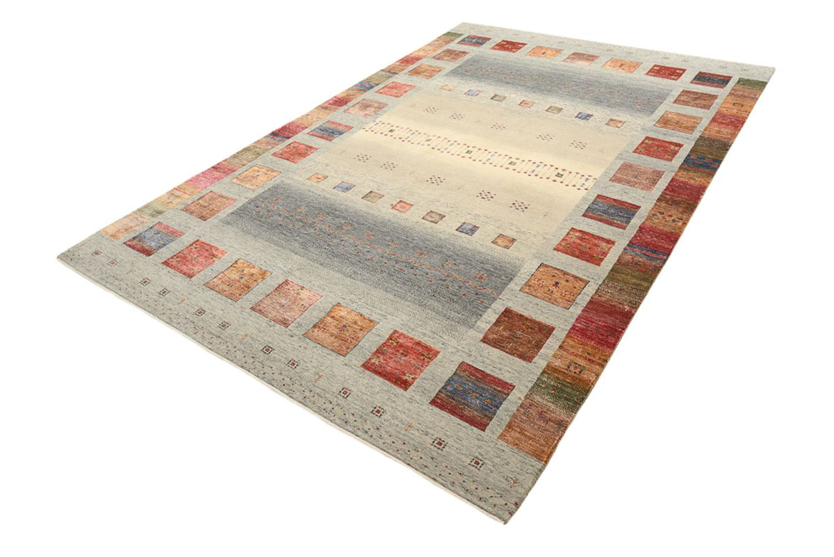 Tapis Gabbeh - Loribaft Indus - 304 x 208 cm - beige foncé