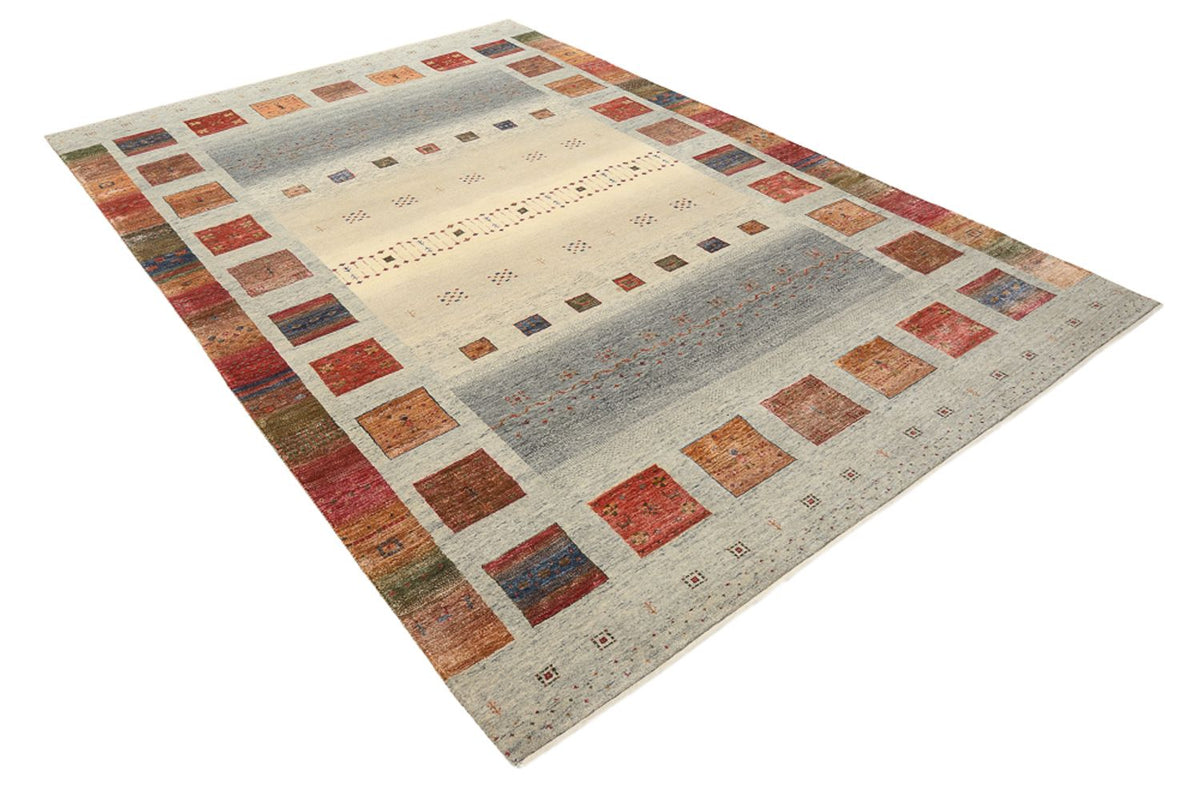 Tapis Gabbeh - Loribaft Indus - 304 x 208 cm - beige foncé