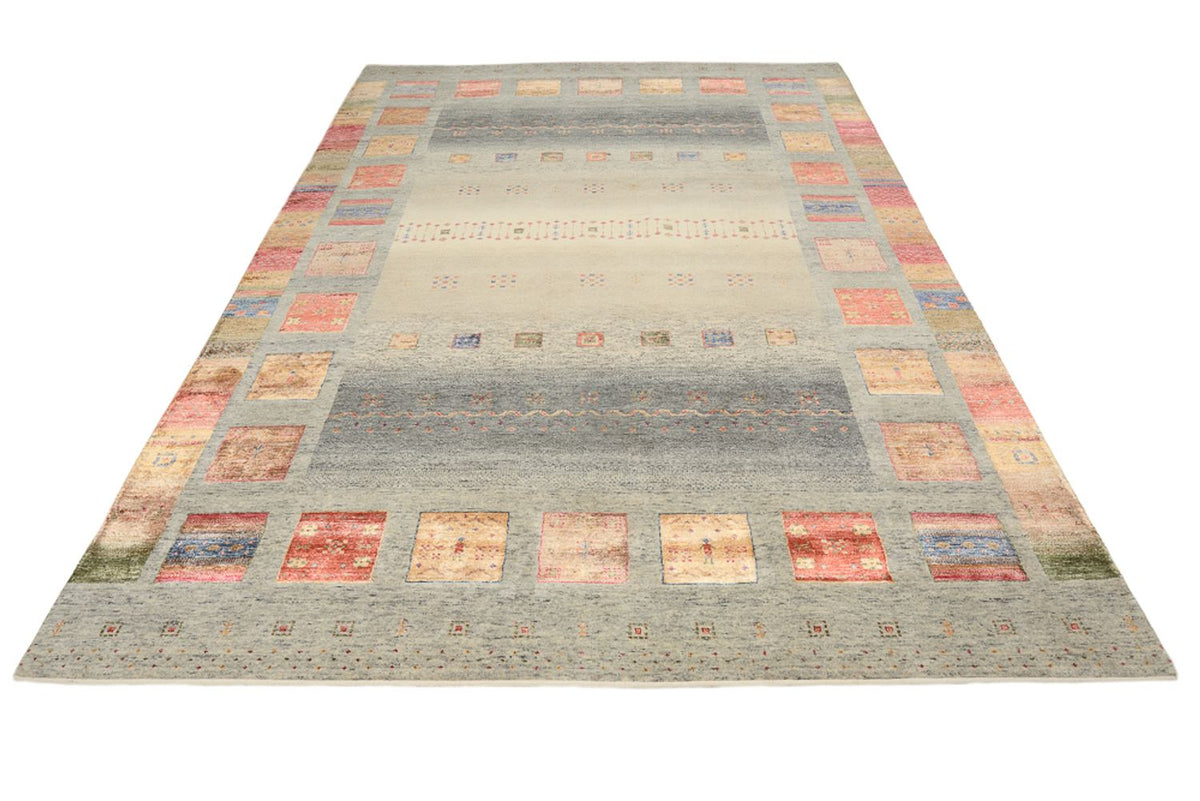 Tapis Gabbeh - Loribaft Indus - 304 x 208 cm - beige foncé