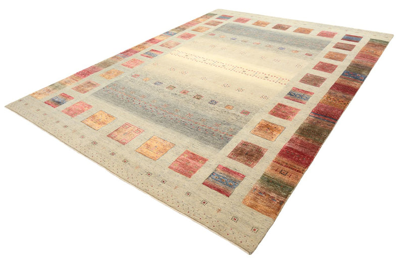 Tapis Gabbeh - Loribaft Indus - 336 x 250 cm - beige foncé