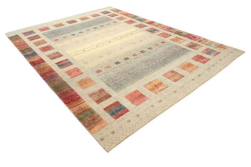 Tapis Gabbeh - Loribaft Indus - 336 x 250 cm - beige foncé