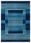 Tapis Gabbeh - Loribaft Indus - 235 x 169 cm - bleu de mer