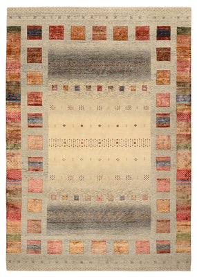 Tapis Gabbeh - Loribaft Indus - 354 x 248 cm - beige foncé