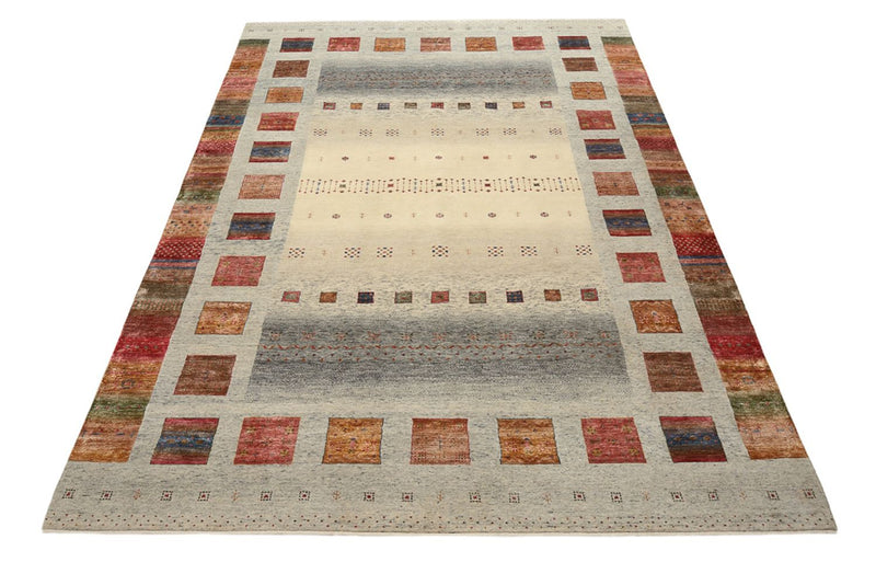 Tapis Gabbeh - Loribaft Indus - 354 x 248 cm - beige foncé