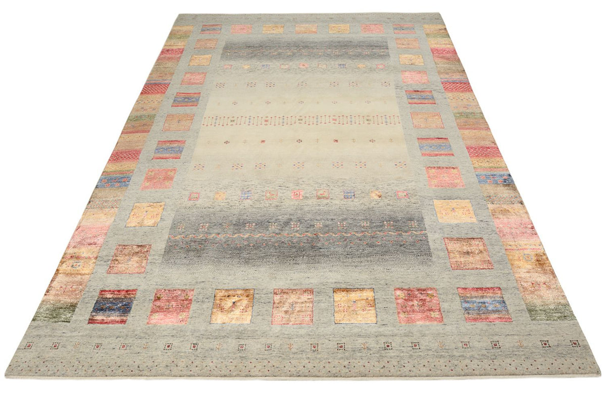 Tapis Gabbeh - Loribaft Indus - 354 x 248 cm - beige foncé