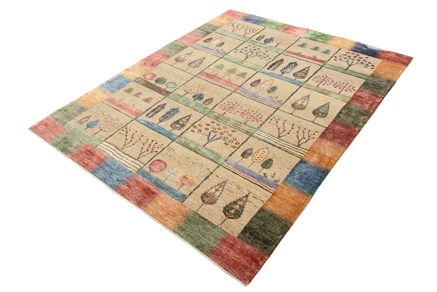 Tapis Loribaft indien Tapis 201x157cm - Tapis en laine
