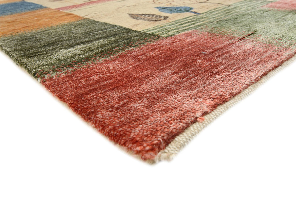 Tapis Gabbeh - Loribaft Indus - 201 x 157 cm - multicolore