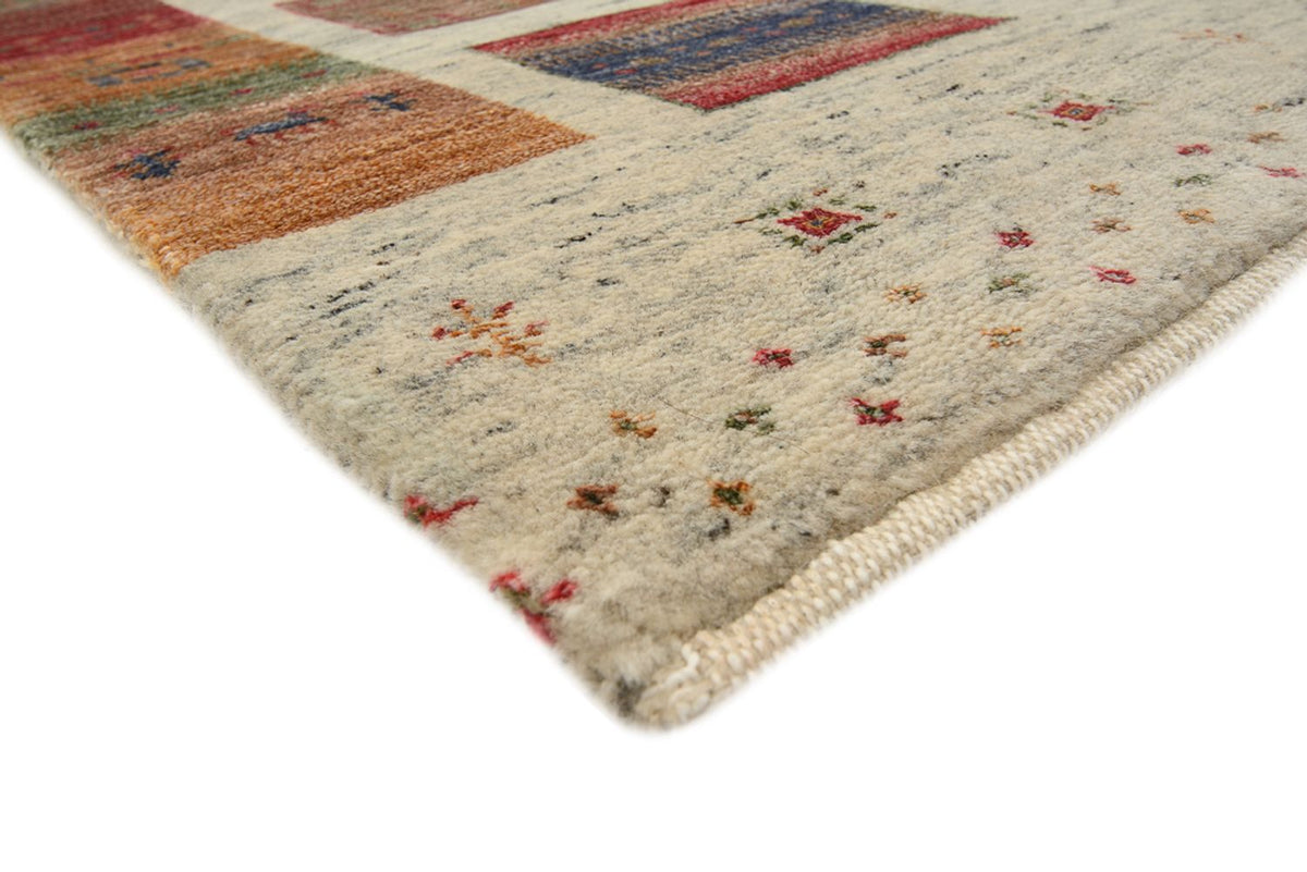 Tapis Gabbeh - Loribaft Indus - 204 x 154 cm - beige foncé
