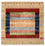 Tapis Gabbeh - Loribaft Indus carré  - 203 x 203 cm - multicolore