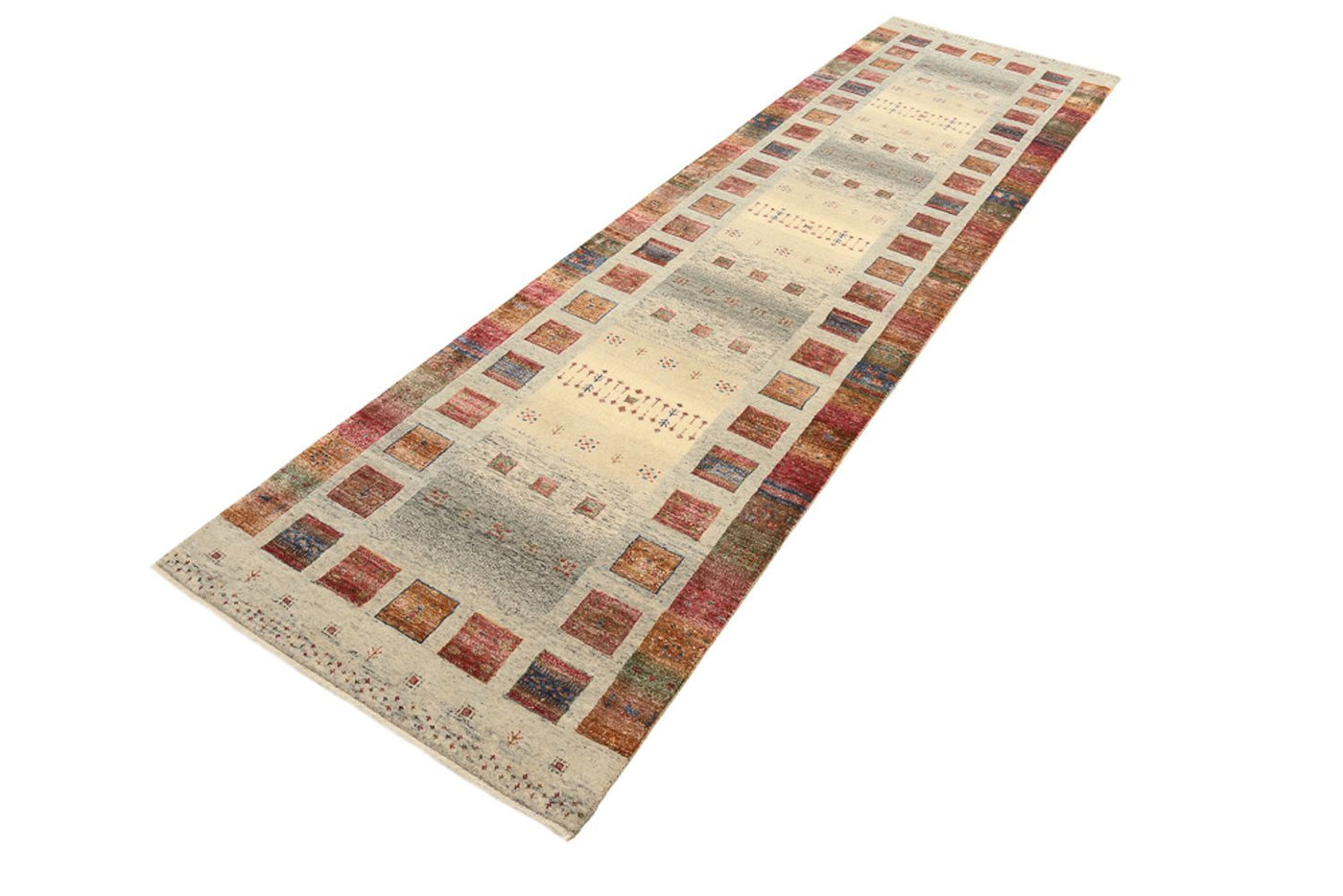 Tapis Loribaft indien Tapis 306x85cm - Tapis en laine