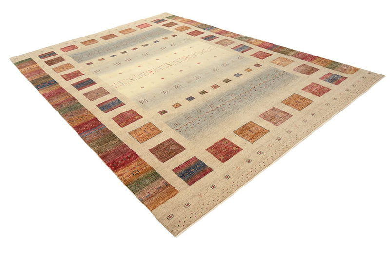 Tapis Gabbeh - Loribaft Indus - 351 x 254 cm - beige foncé