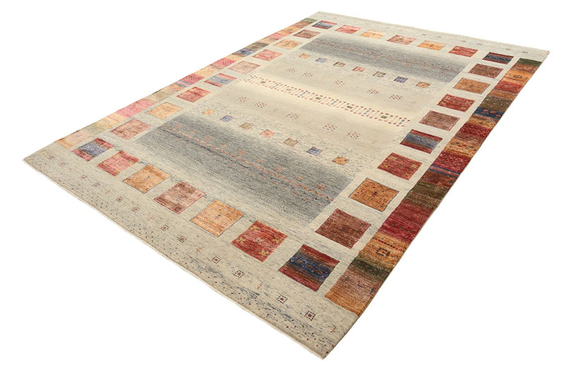 Tapis Gabbeh - Loribaft Indus - 301 x 207 cm - beige foncé