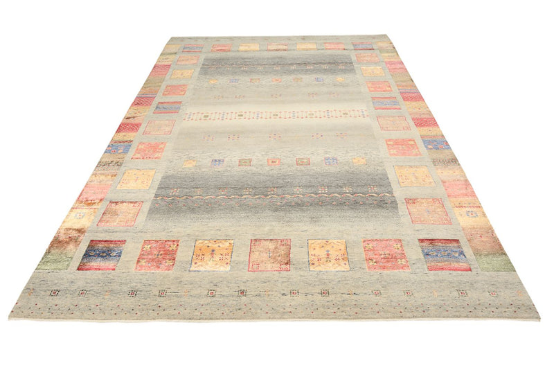 Tapis Gabbeh - Loribaft Indus - 301 x 207 cm - beige foncé