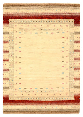 Tapis Gabbeh - Loribaft Indus - 152 x 106 cm - beige clair