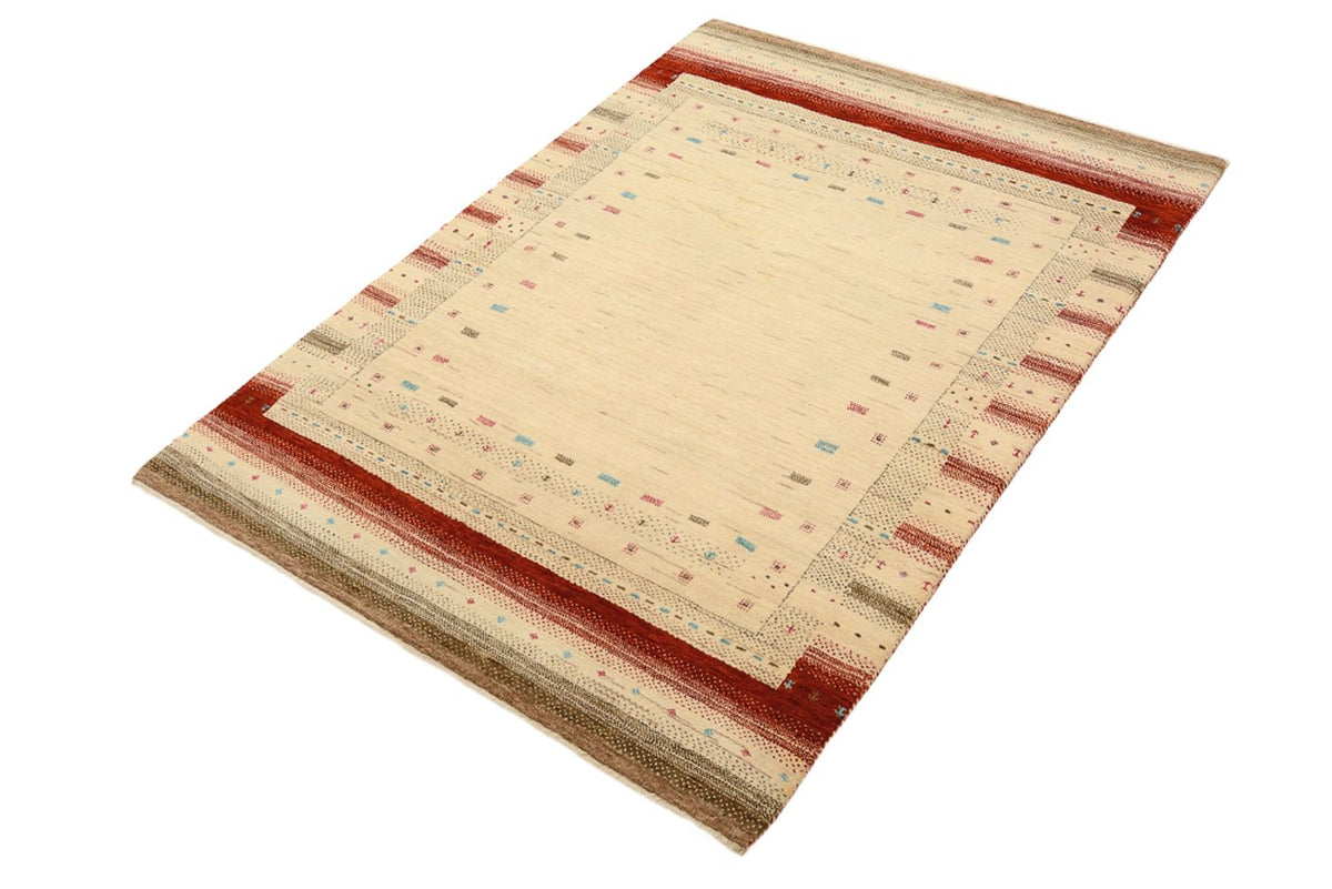 Tapis Gabbeh - Loribaft Indus - 152 x 106 cm - beige clair