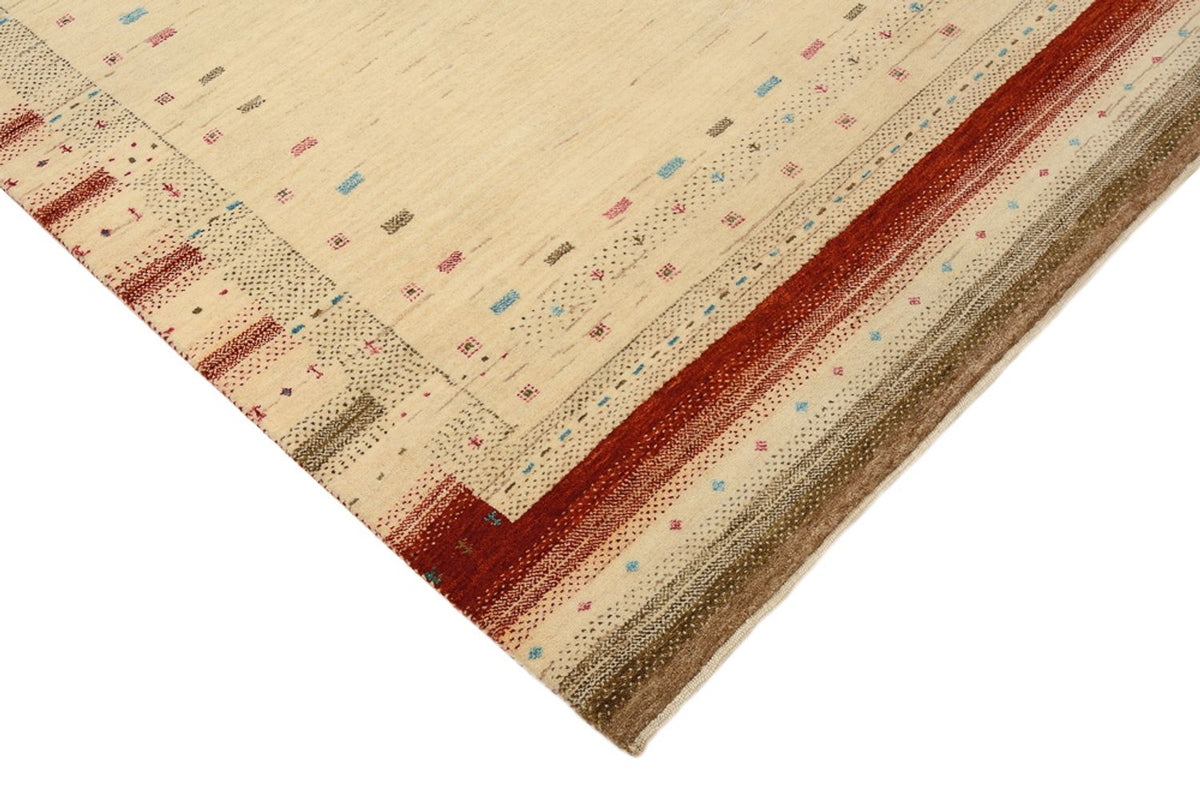 Tapis Gabbeh - Loribaft Indus - 152 x 106 cm - beige clair