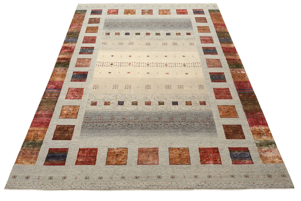 Tapis Gabbeh - Loribaft Indus - 351 x 251 cm - beige foncé