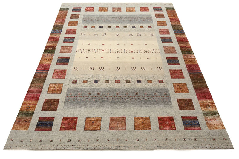 Tapis Gabbeh - Loribaft Indus - 351 x 251 cm - beige foncé