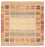 Tapis Gabbeh - Loribaft Indus carré  - 204 x 202 cm - beige clair