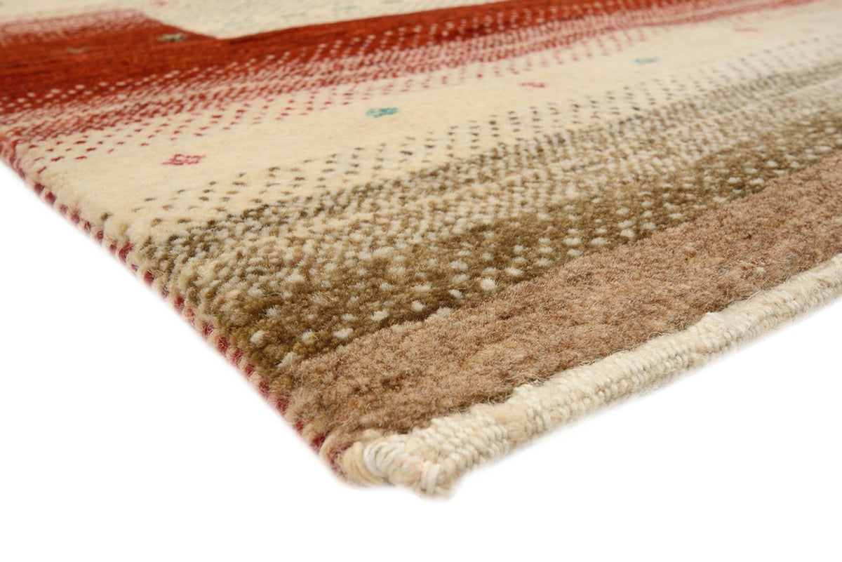 Tapis Gabbeh - Loribaft Indus - 206 x 156 cm - beige clair
