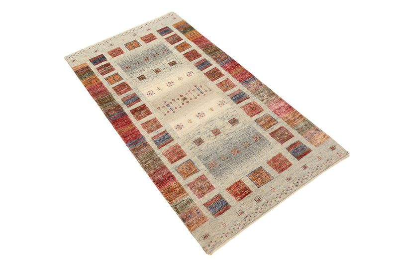 Tapis Gabbeh - Loribaft Indus - 140 x 75 cm - multicolore