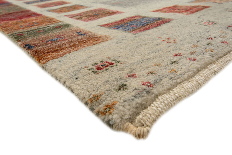Tapis Gabbeh - Loribaft Indus - 140 x 75 cm - multicolore