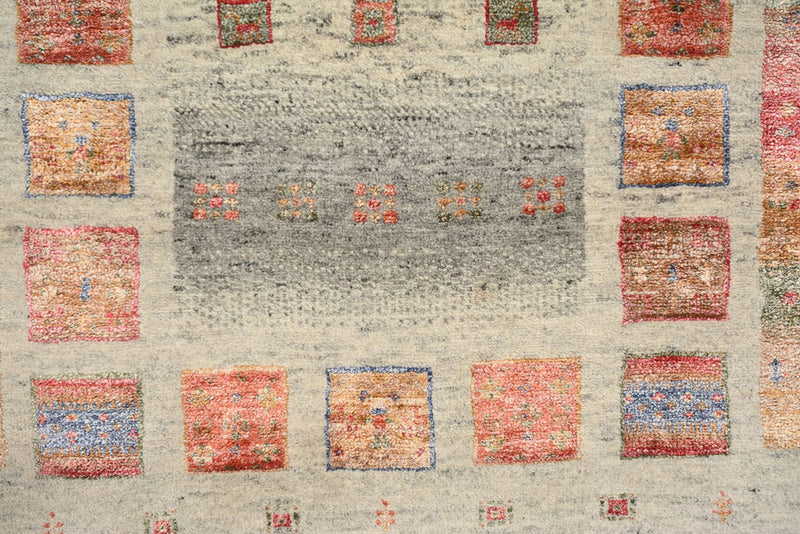 Tapis Gabbeh - Loribaft Indus - 140 x 75 cm - multicolore