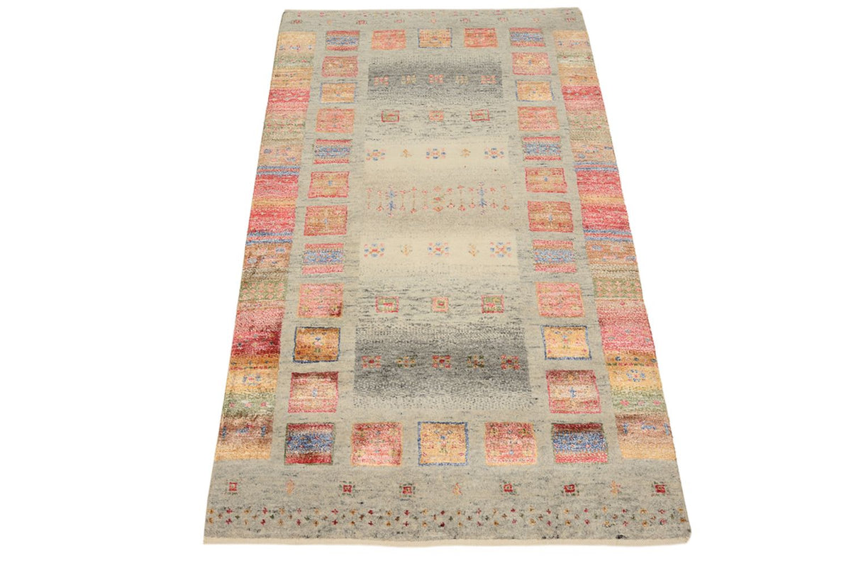 Tapis Gabbeh - Loribaft Indus - 140 x 75 cm - multicolore