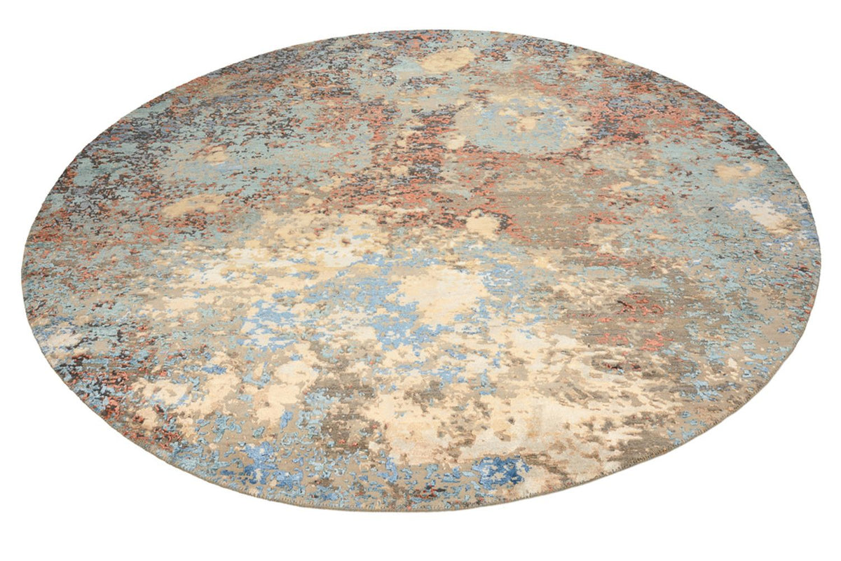 Tapis design - 241 x 239 cm - multicolore