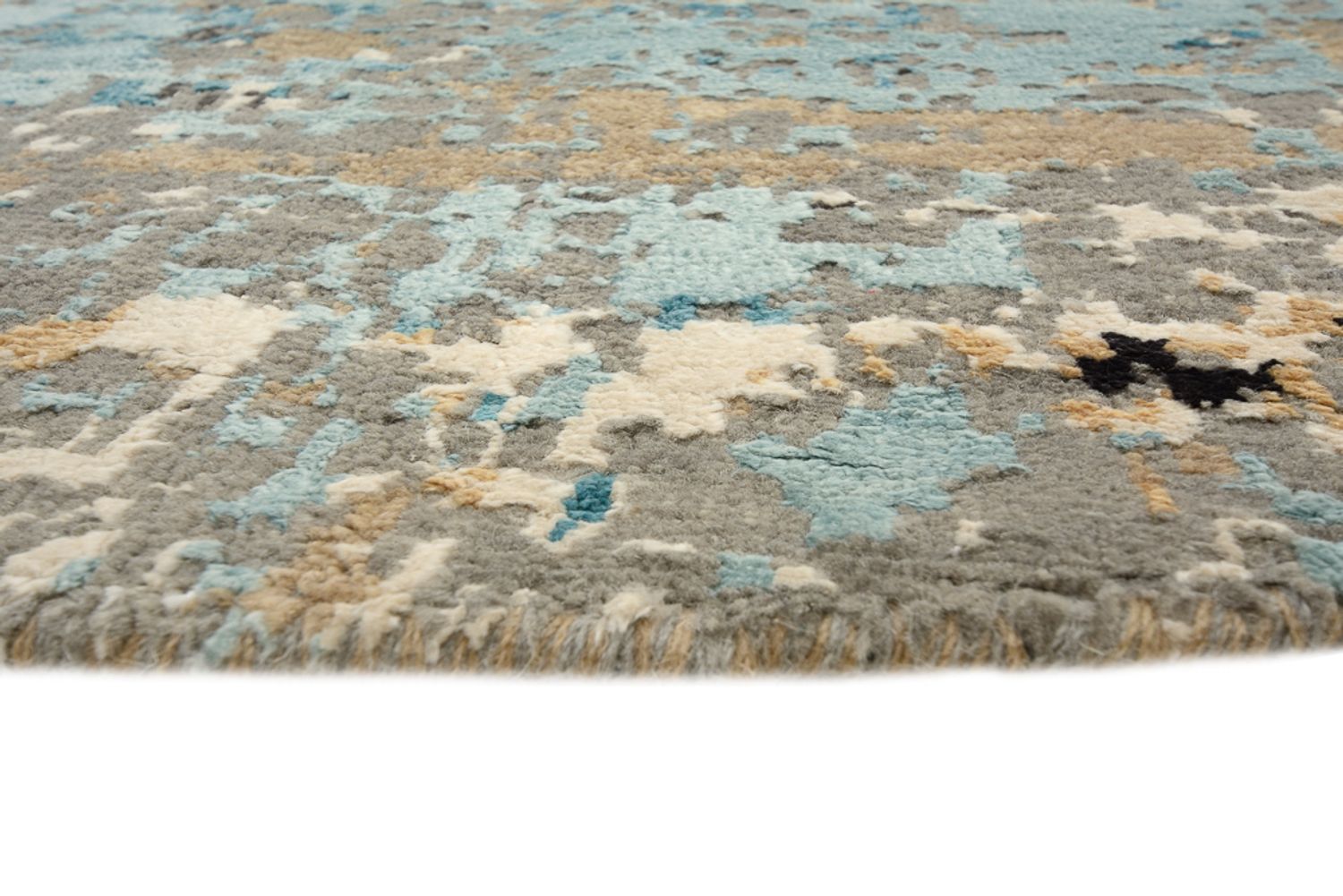 Tapis design ronde  - 179 x 176 cm - multicolore
