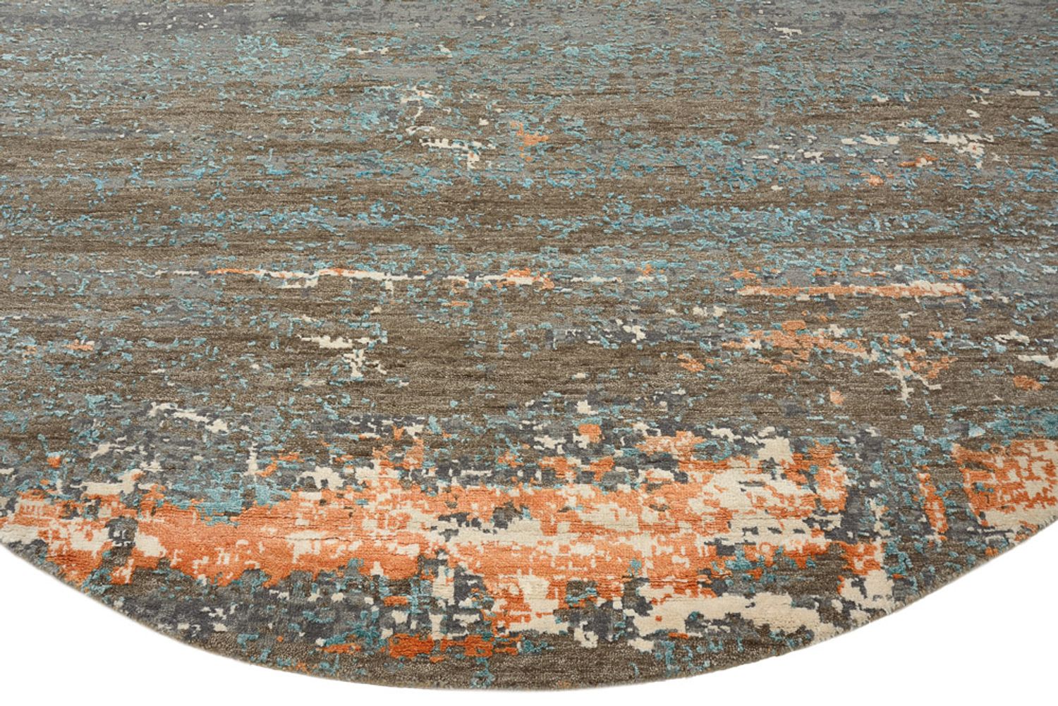 Tapis design - 242 x 240 cm - multicolore