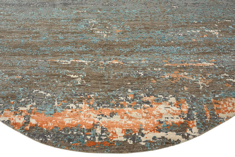 Tapis design - 242 x 240 cm - multicolore