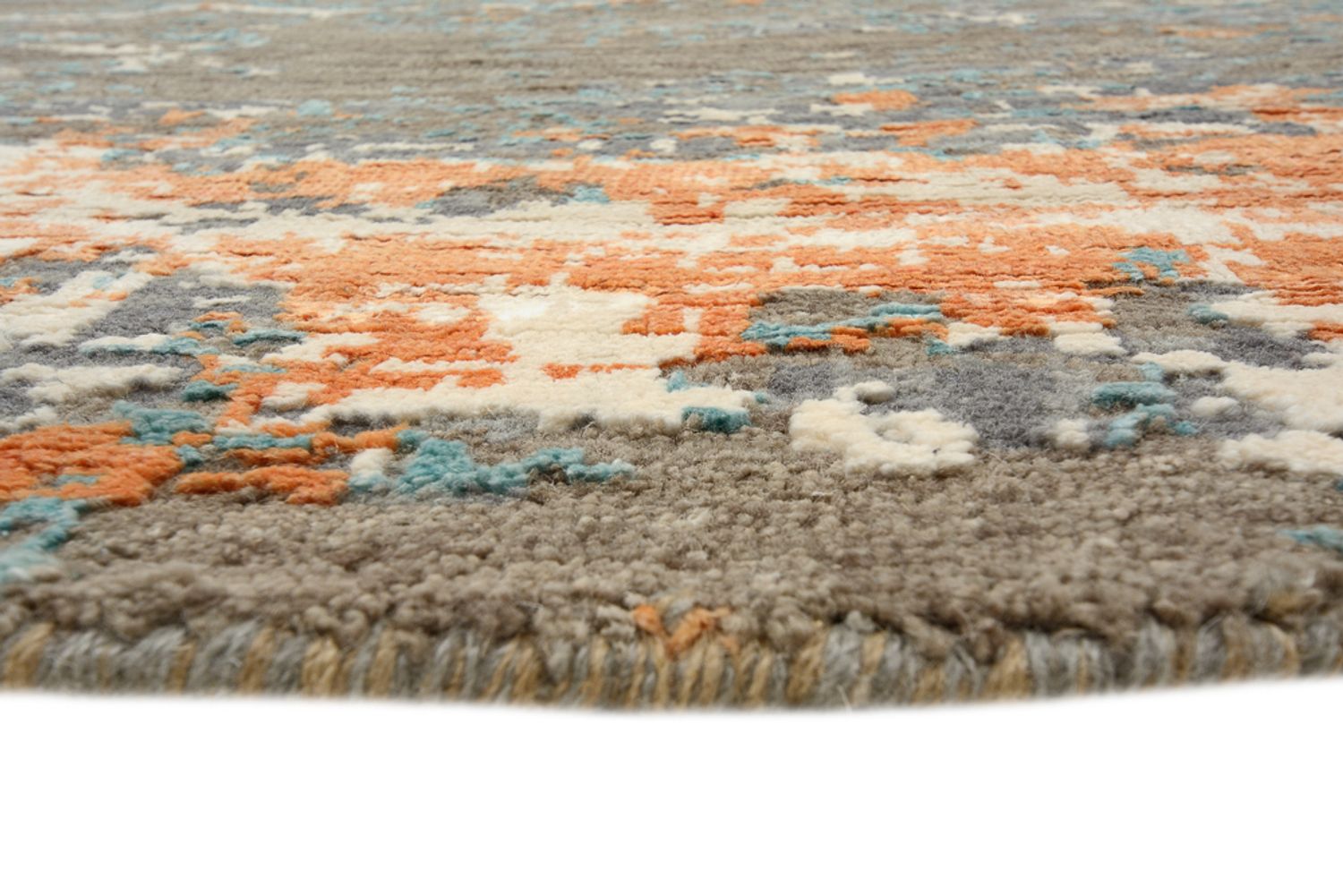 Tapis design - 242 x 240 cm - multicolore