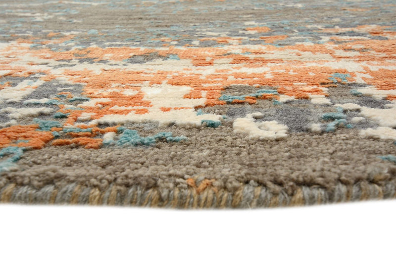 Tapis design - 242 x 240 cm - multicolore