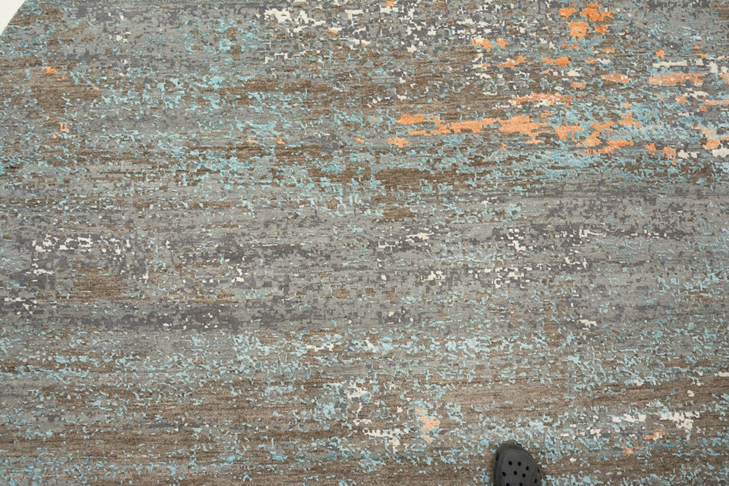 Tapis design - 242 x 240 cm - multicolore