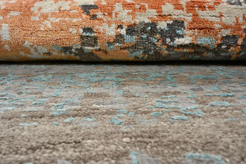Tapis design - 242 x 240 cm - multicolore