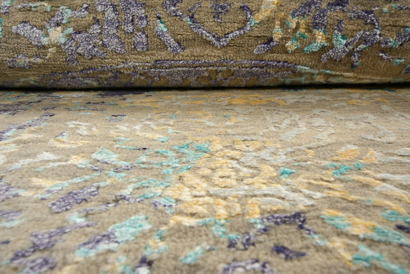 Tapis design - 240 x 238 cm - multicolore