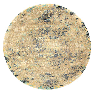 Tapis design ronde  - 201 x 199 cm - multicolore