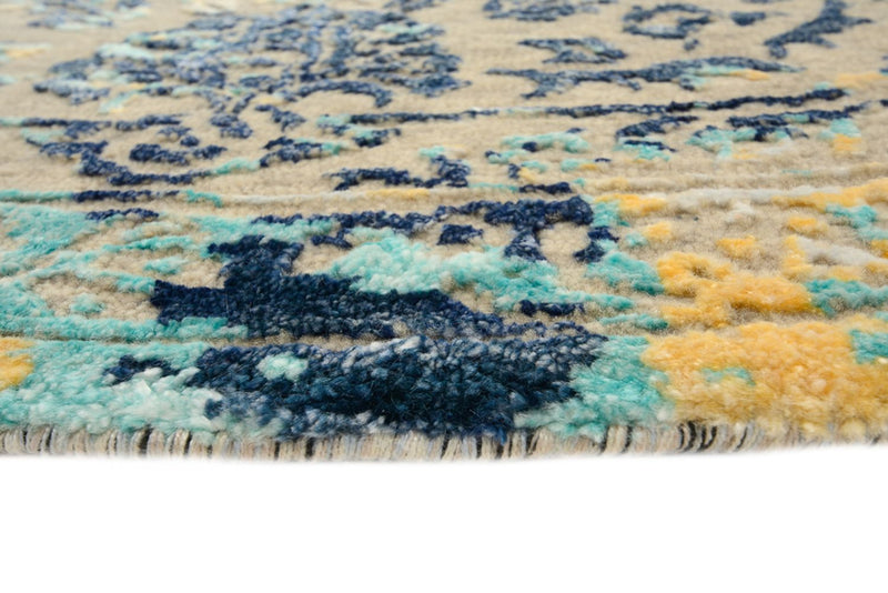 Tapis design ronde  - 201 x 199 cm - multicolore