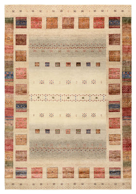 Tapis Gabbeh - Loribaft Indus - 302 x 206 cm - multicolore