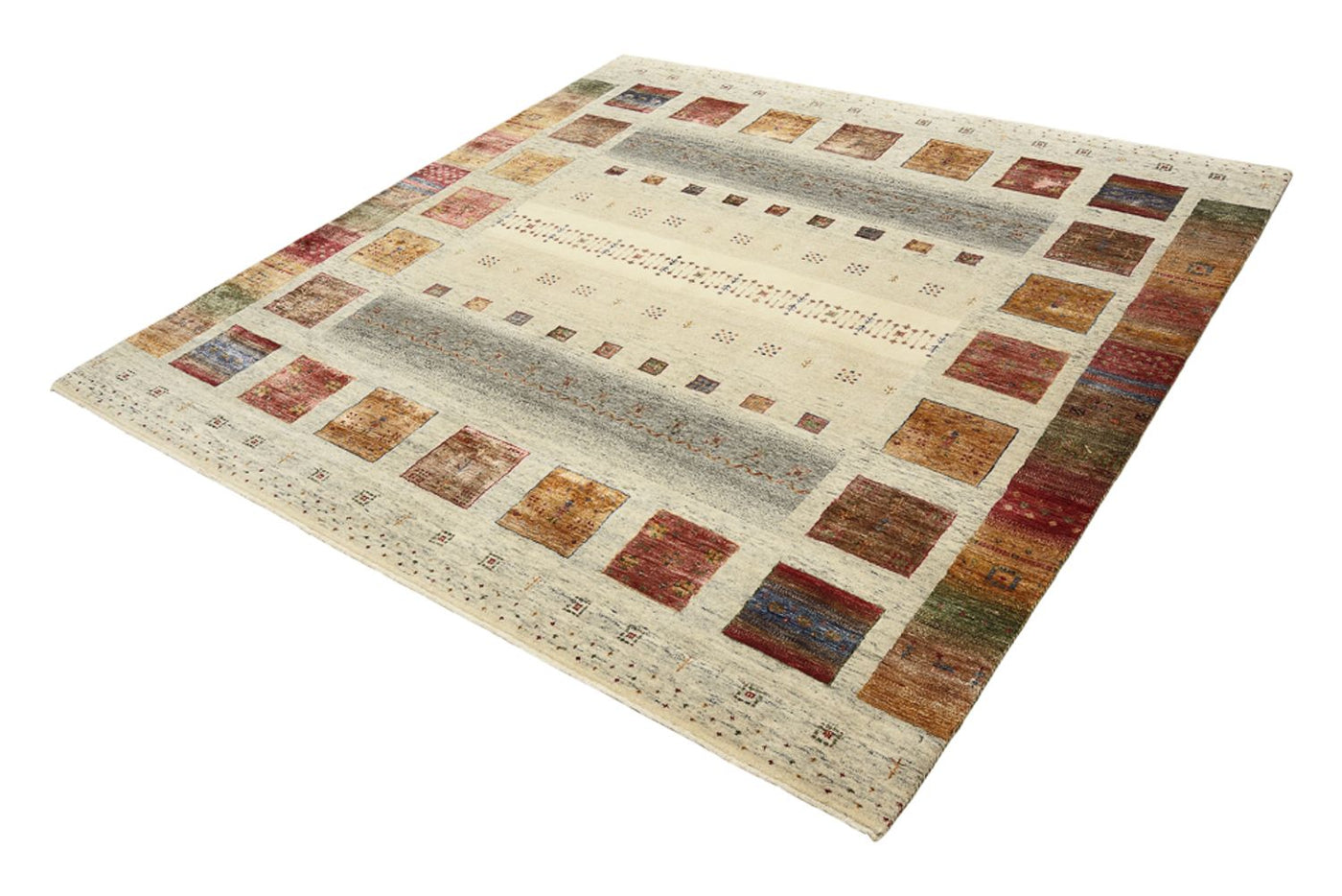 Tapis Loribaft indien Tapis 206x205cm - Tapis en laine