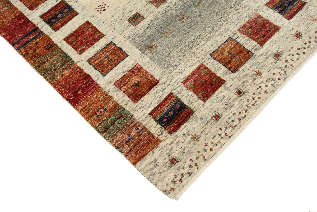 Tapis de couloir Tapis Gabbeh - Loribaft Indus - 294 x 82 cm - multicolore