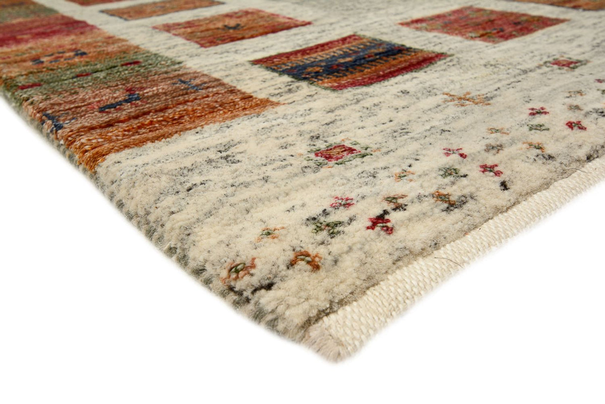 Tapis de couloir Tapis Gabbeh - Loribaft Indus - 294 x 82 cm - multicolore