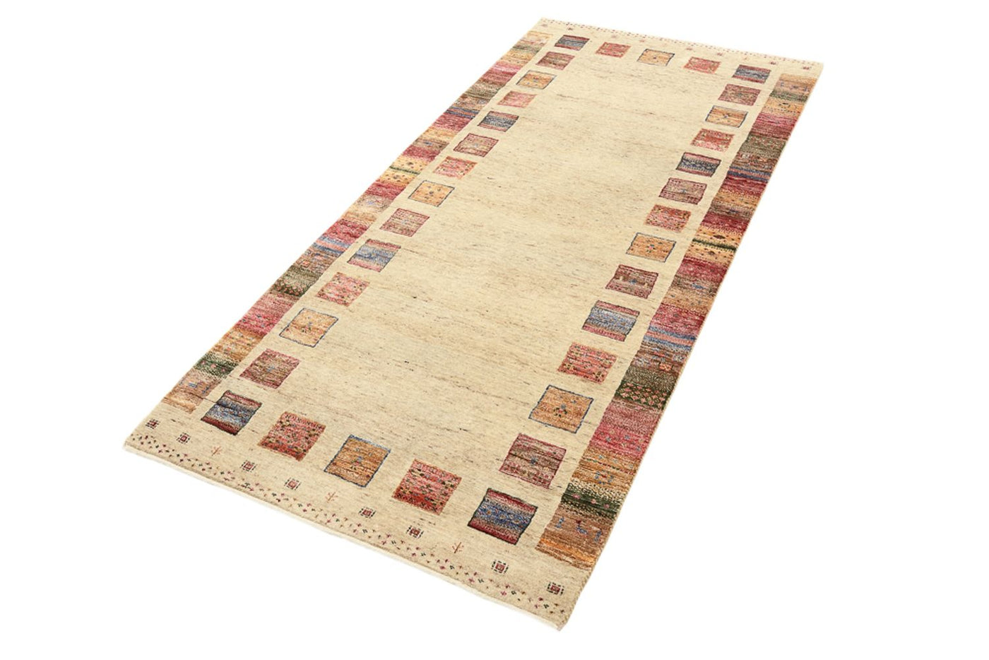 Tapis Loribaft indien Tapis 204x95cm - Tapis en laine
