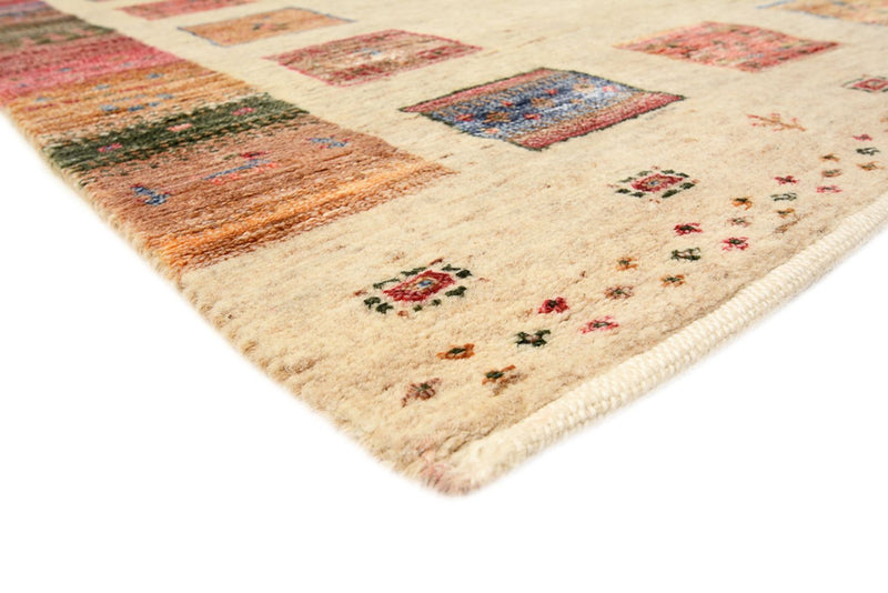 Tapis de couloir Tapis Gabbeh - Loribaft Indus - 202 x 94 cm - multicolore