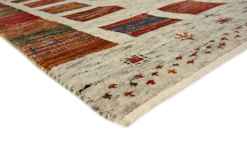 Tapis de couloir Tapis Gabbeh - Loribaft Indus - 256 x 84 cm - multicolore