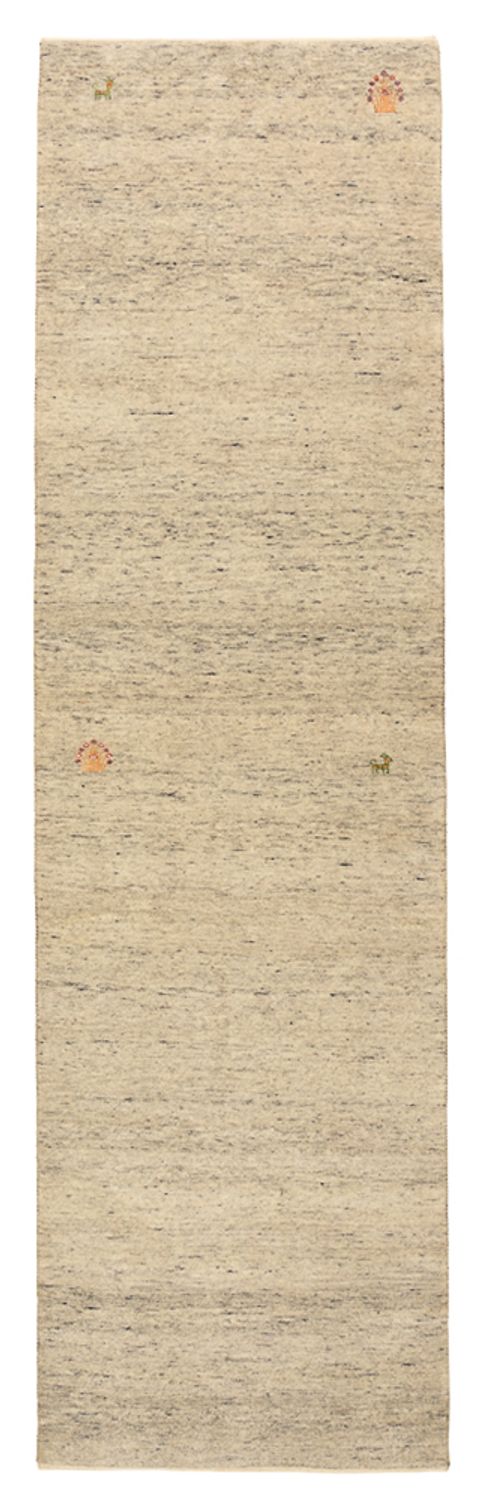 Tapis de couloir Tapis Gabbeh - Loribaft Indus - 292 x 83 cm - camel